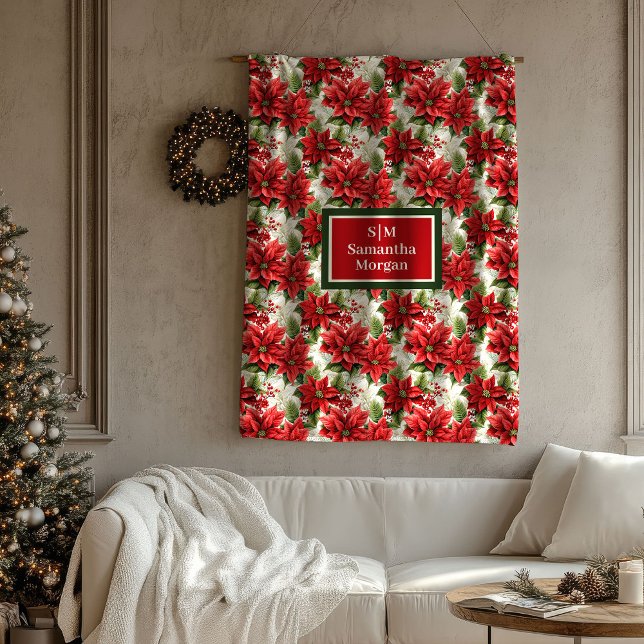Rot-grüne Weihnachtsdecke Traditionelles Chic Gesc Fleecedecke (Red Green Christmas Blanket Traditional Chic Gift)
