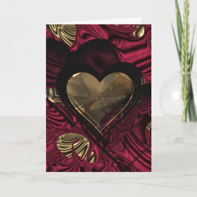 "Rot - heiße Liebe " * Karte (Vorderseite)