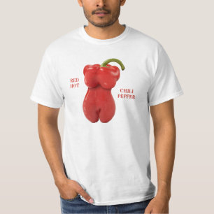 Rot - heißer Chili-Pfeffer T-Shirt