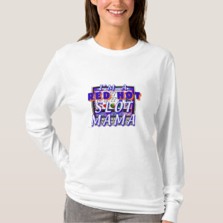 Rot - heißer Schlitz-Mutter Ladys' T-Shirt