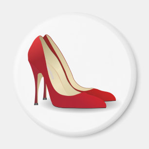 Rot-High-Heels Magnet