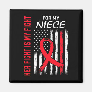 Rot ihr Kampf Nichte Herzkrankheiten Aufklärung Us Magnet