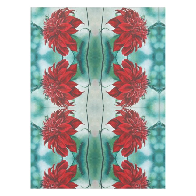 Rot in Fury Tischdecke (Vorderseite)