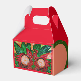 Rot indonesisch geschenkschachtel