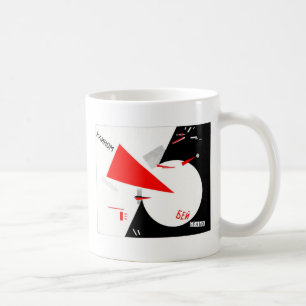 Rot-Keil-Art-dassschreie Kaffeetasse