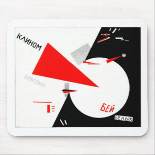 Rot-Keil-Art-dassschreie Mousepad