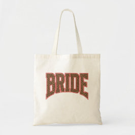 Rot + Leopardendruck Varsity BRIDE Tragetasche