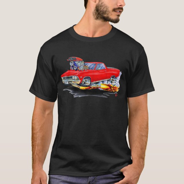 Rot-LKW 1966 EL Camino T-Shirt (Vorderseite)