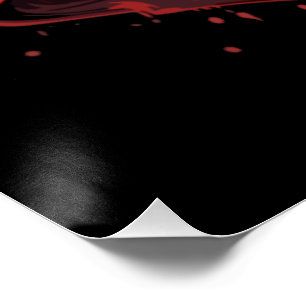 Rot-Mit Augen Horror Poster