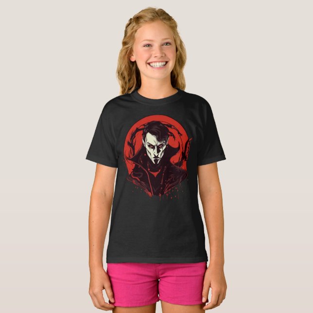 Rot-Mit Augen Horror T-Shirt (Vorne ganz)