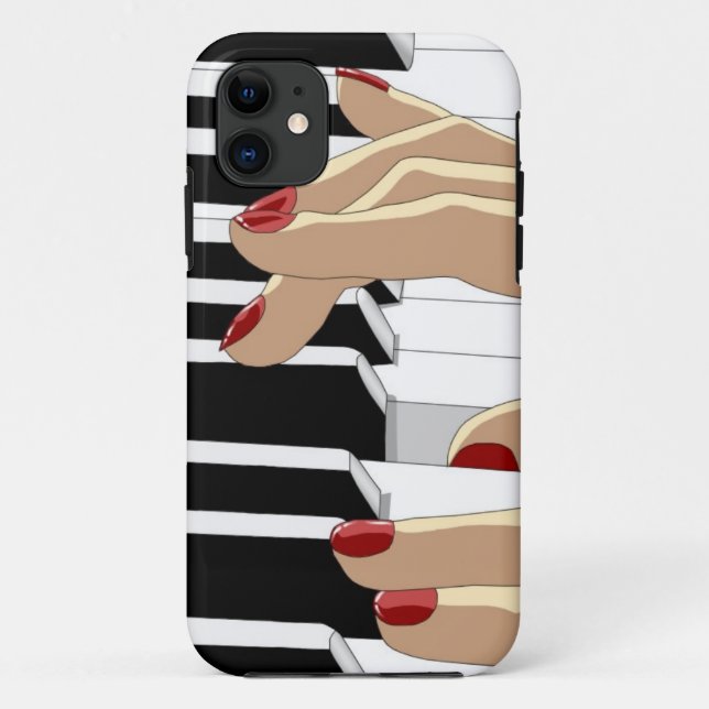 Rot nagelt Klavier iPhone 5 Kasten Case-Mate iPhone Hülle (Rückseite)