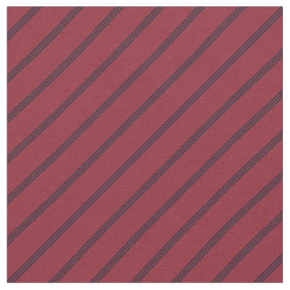 Rot & Navy Streifen Stoff