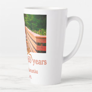 Rot oder Schleife prostet 60 Jahre Hochzeitsjubilä Milchtasse