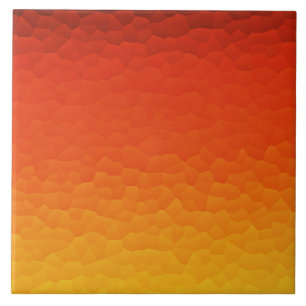 Rot orange gebrannt zum GoldOmbre Knistern-Muster Fliese
