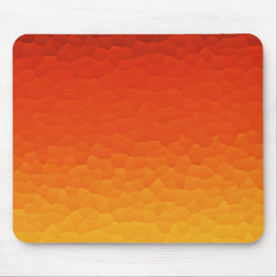 Rot orange gebrannt zum GoldOmbre Knistern-Muster Mousepad