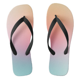 Rot Orange Gelb Blau Lila Grün Moderner Regenbogen Flip Flops