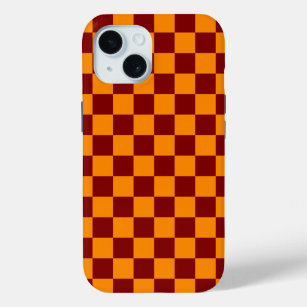 Rot + Orange Karo Prüfmuster Case-Mate iPhone Hülle