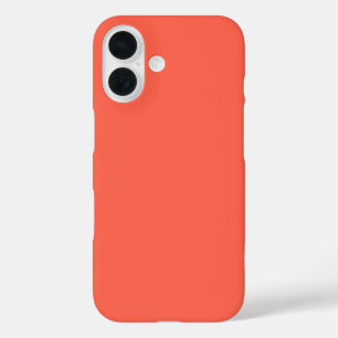 Rot-Orange Solid Color - Trending Shade 2025 iPhone 16 Hülle