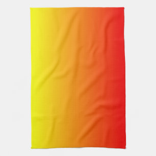 Rot, orange und gelb geschirrtuch