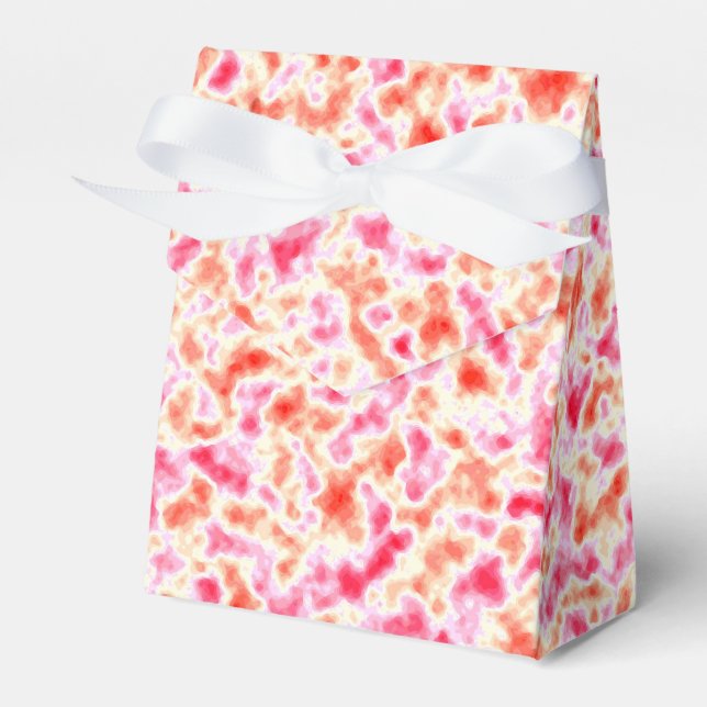 Rot Pink Orange Geschenkschachtel (Vorderseite)