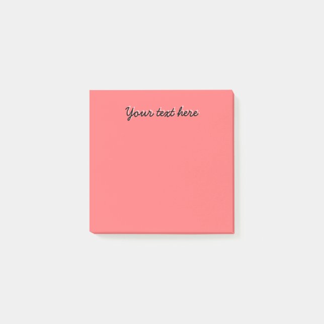 Rot Post-it Klebezettel (Vorderseite)