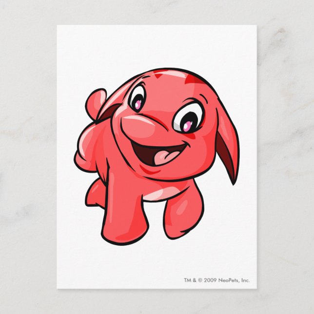 Rot Postkarte (Vorderseite)