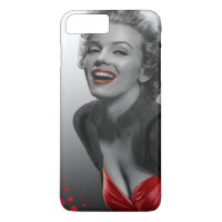 Rot punktiert Marilyn
