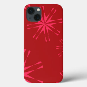 Rot, rosa, cool angesagte moderne Blume abstrakt Case-Mate iPhone Hülle
