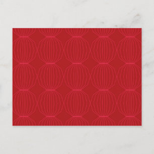 Rot, Rosa, cool, einzigartig, trendig, dekorativ Postkarte
