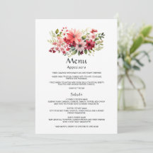 Rot, Rosa und Grüne Blumenhochzeit
