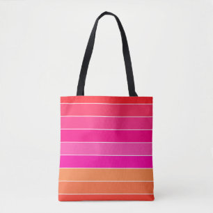 Rot, Rosa und Orange Streifen