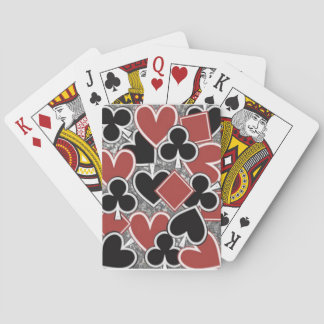 Rot, schwarz, Fahrrad-Poker-Spielkarten Spielkarten
