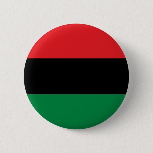 Rot-Schwarz-Grün-Flagge Button (Vorderseite)