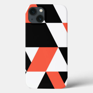 Rot-schwarz, modern, trendig, geometrisch, urbane  Case-Mate iPhone hülle