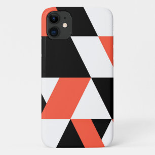 Rot-schwarz, modern, trendig, geometrisch, urbane Case-Mate iPhone hülle