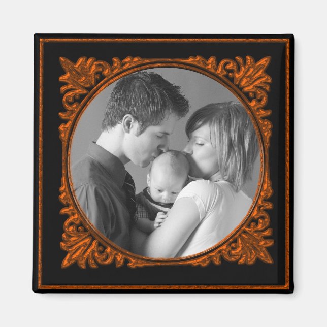 Rot-Schwarz-Rahmen Magnet (Vorne)