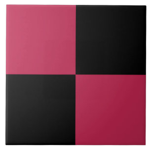 Rot-Schwarz-Schachbrettmuster Fliese