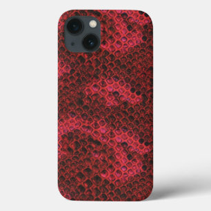 Rot-Schwarz-Schlange-Skin-Muster Case-Mate iPhone Hülle