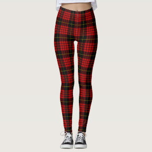 Rot-Schwarz-Schotter Leggings