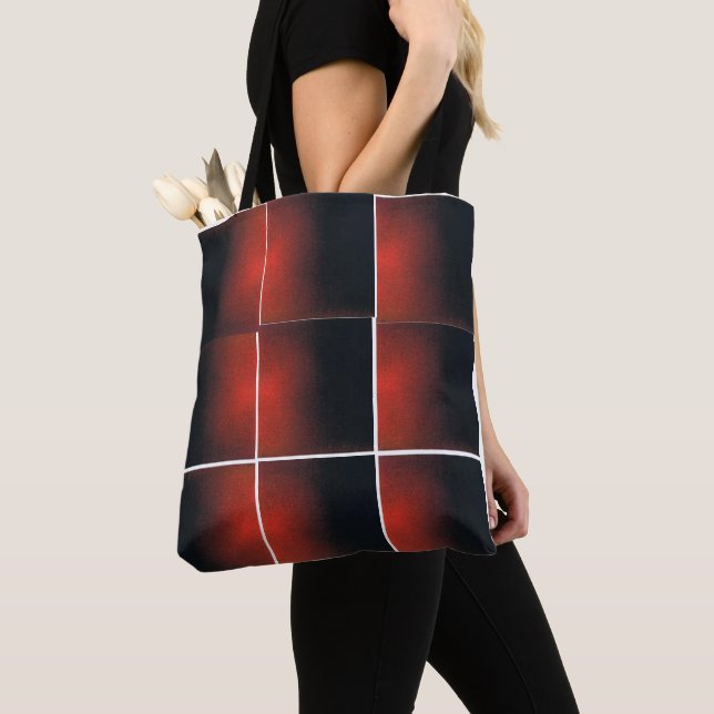 Rot-Schwarz-Tote-Tasche (Von Nahem)