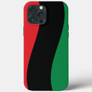 Rot-, Schwarz- und Grüne-Flagge Case-Mate iPhone Hülle