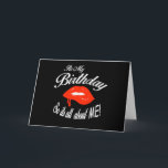 Rot Schwarz und Weiß ist mein Geburtstag Karte<br><div class="desc">Rot Schwarz und Weiß ist mein Geburtstag,  also dreht sich alles um meine Karte.</div>