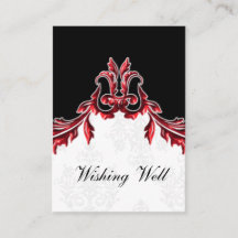 Rot-Schwarz-Wunschkarten
