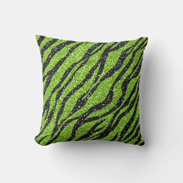 Rot-Schwarz-Zebra-Druckkopfkissen Kissen (Vorderseite)