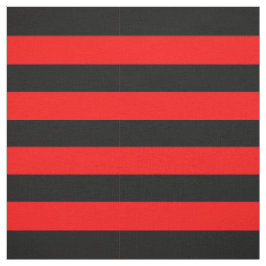 Rot/Schwarze Streifen Stoff
