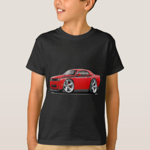 Rot-Schwarzes Auto 2009-11 Herausforderer T-Shirt