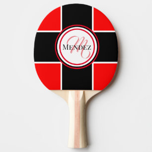 Rot-Schwarzes Tischtennisschläger Tischtennis Schläger