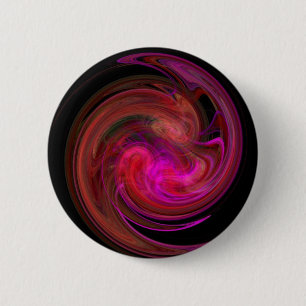 ROT SCHWARZPINK LICHT VORTEX, Fraktal Art Button