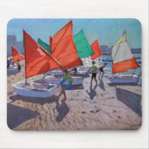 Rot segelt Royan Frankreich Mousepad