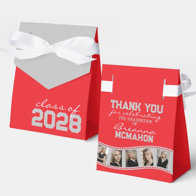 Rot & Silver Grau Filmstreifen Geschenkschachtel (Von Creator hochgeladen)